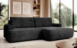 Designer Ecksofa Onelio mit Stauraum und Schlaffunktion