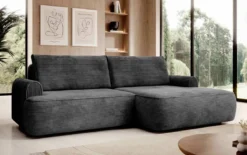 Designer Ecksofa Onelio mit Stauraum und Schlaffunktion
