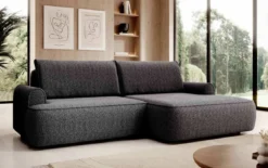 Designer Ecksofa Onelio mit Stauraum und Schlaffunktion