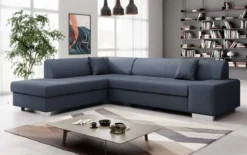Designer Ecksofa Pina mit Schlaf- und Klappfunktion
