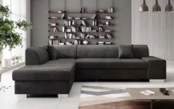 Designer Ecksofa Pina mit Schlaf- und Klappfunktion