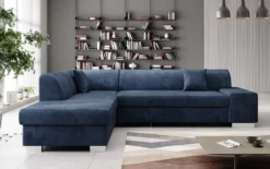 Designer Ecksofa Pina mit Schlaf- und Klappfunktion