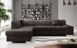 Designer Ecksofa Pina mit Schlaf- und Klappfunktion