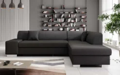 Designer Ecksofa Pina mit Schlaf- und Klappfunktion
