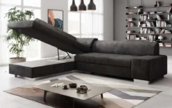 Designer Ecksofa Pina mit Schlaf- und Klappfunktion