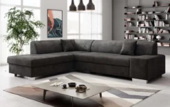 Designer Ecksofa Pina mit Schlaf- und Klappfunktion