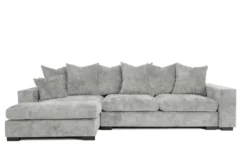 Designer Ecksofa Selena mit Schlaffunktion in Strukturstoff