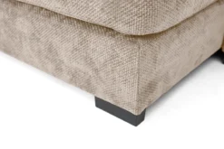 Designer Ecksofa Selena mit Schlaffunktion in Strukturstoff