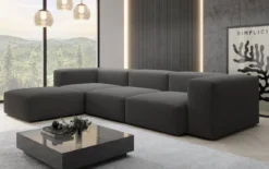 Designer Ecksofa Snug in Bouclé