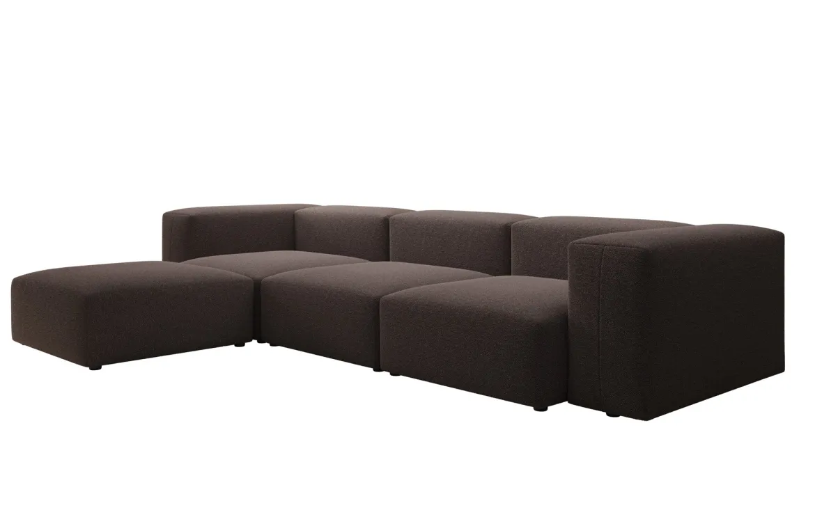 Designer Ecksofa Snug in Bouclé