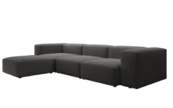 Designer Ecksofa Snug in Bouclé