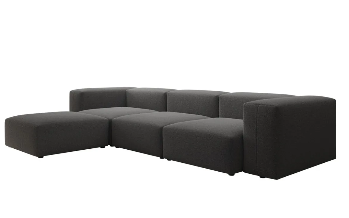Designer Ecksofa Snug in Bouclé