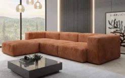 Designer Ecksofa Snug in Cord