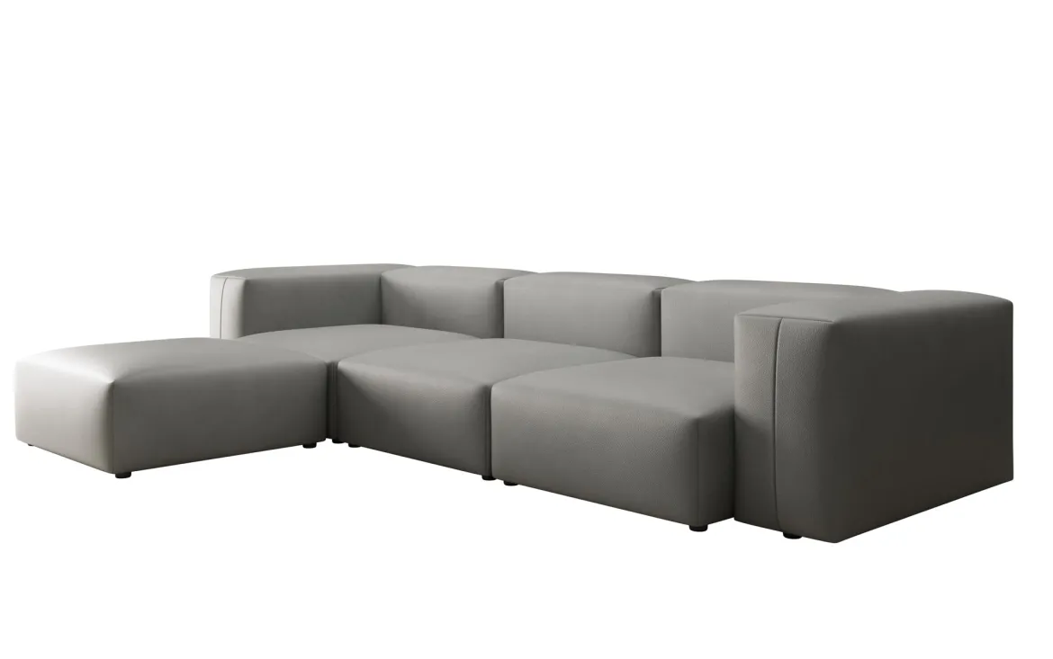 Designer Ecksofa Snug in Echtleder
