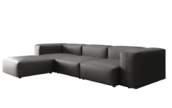 Designer Ecksofa Snug in Echtleder