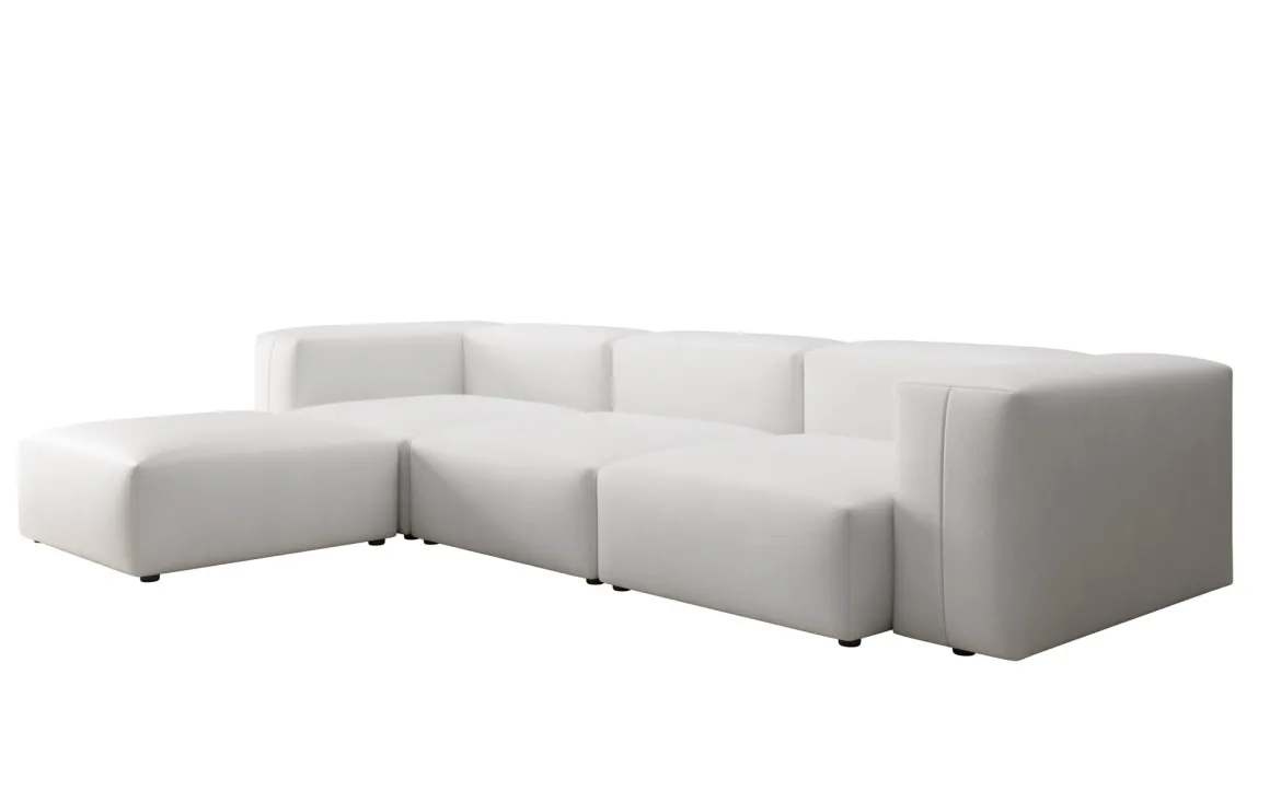 Designer Ecksofa Snug in Echtleder