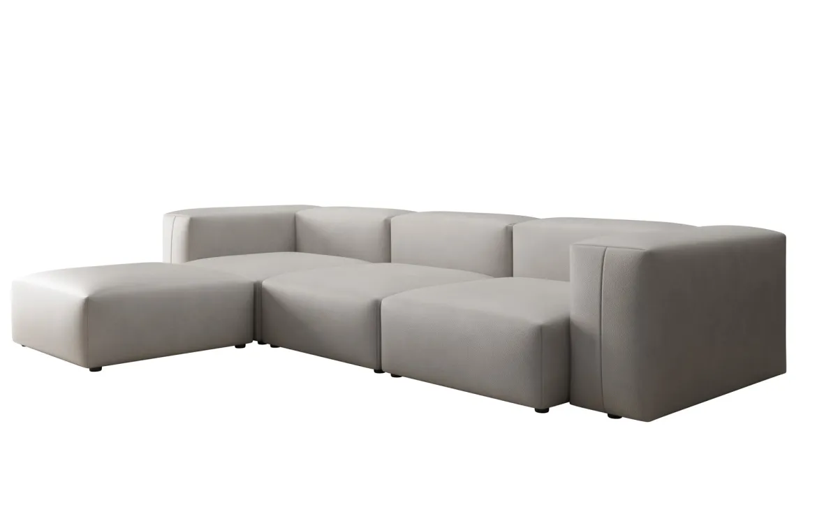 Designer Ecksofa Snug in Echtleder