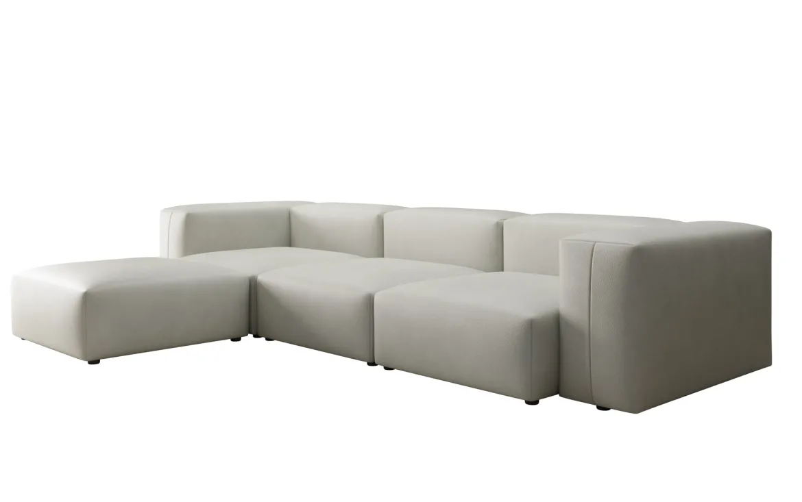 Designer Ecksofa Snug in Echtleder