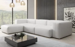 Designer Ecksofa Snug in Echtleder