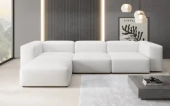 Designer Ecksofa Snug in Echtleder
