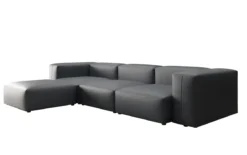 Designer Ecksofa Snug in Echtleder