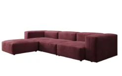 Designer Ecksofa Snug in Samt