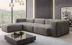 Designer Ecksofa Snug in Samt