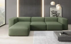 Designer Ecksofa Snug in Stoff