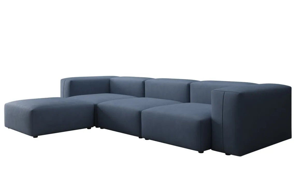Designer Ecksofa Snug in Stoff