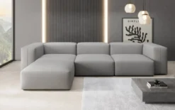 Designer Ecksofa Snug in Stoff