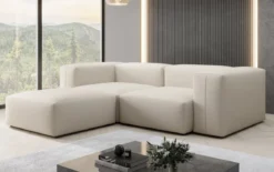 Designer Ecksofa Snug Mini in Stoff