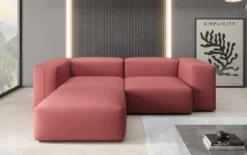 Designer Ecksofa Snug Mini in Stoff