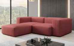 Designer Ecksofa Snug Mini in Stoff