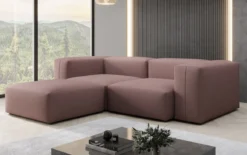 Designer Ecksofa Snug Mini in Stoff