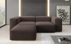 Designer Ecksofa Snug Mini in Bouclé