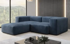 Designer Ecksofa Snug Mini in Samt