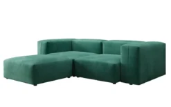 Designer Ecksofa Snug Mini in Samt