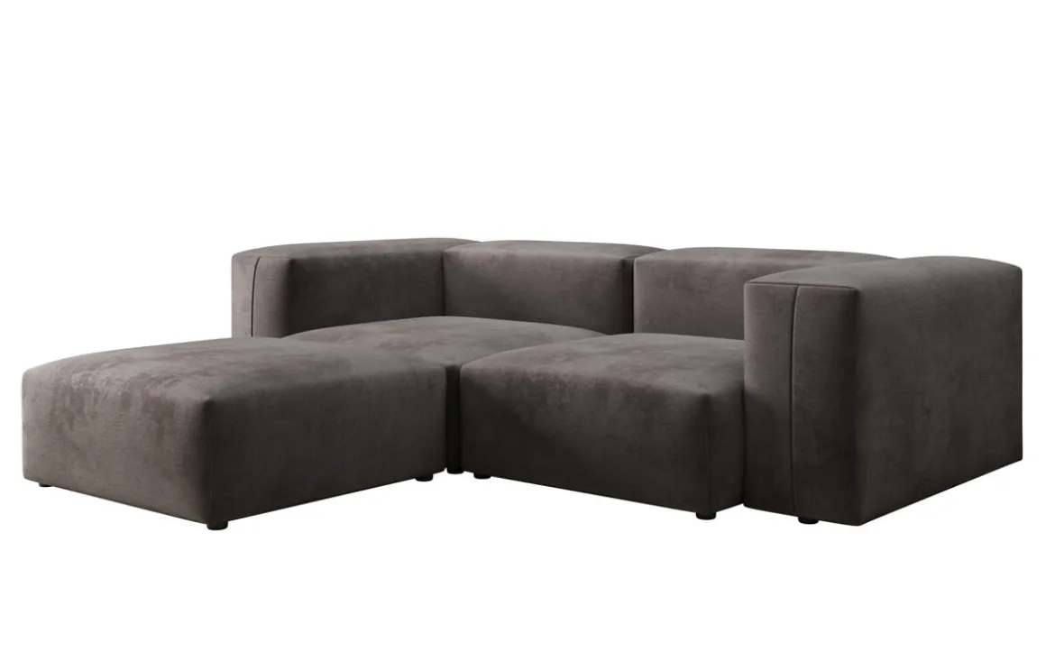 Designer Ecksofa Snug Mini in Samt