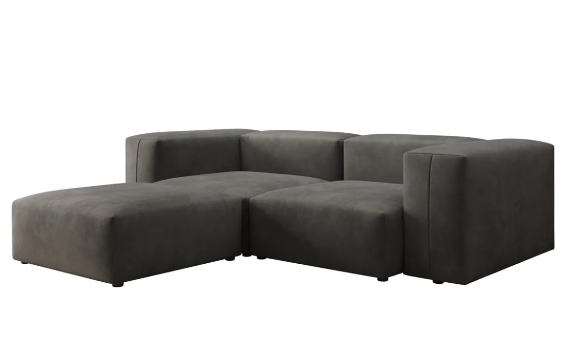 Designer Ecksofa Snug Mini in Samt
