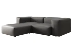 Designer Ecksofa Snug Mini in Echtleder