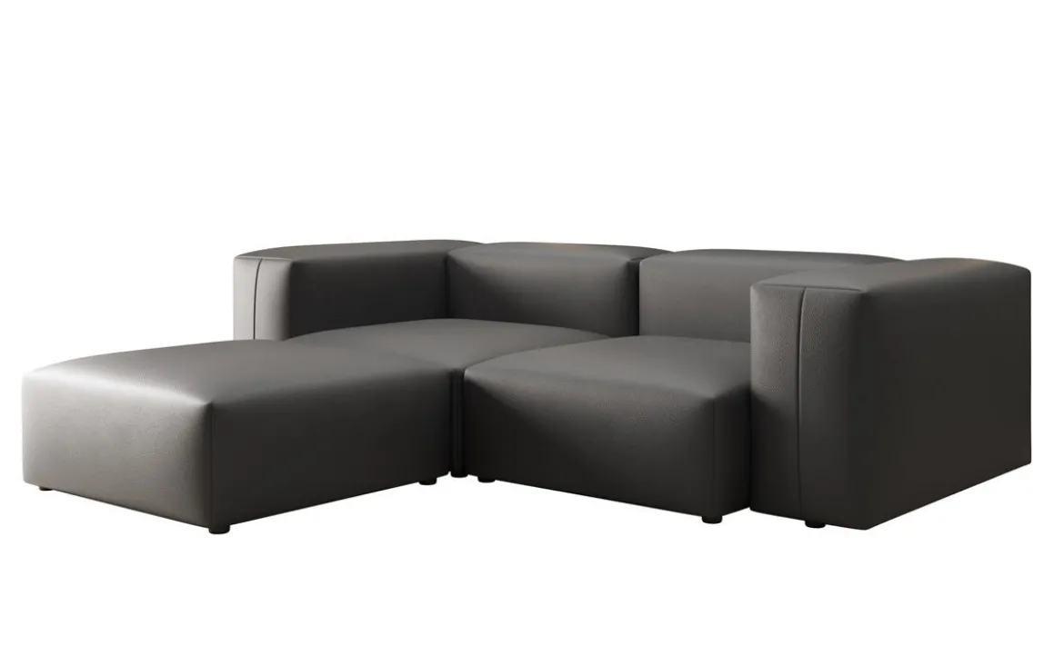 Designer Ecksofa Snug Mini in Echtleder