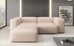 Designer Ecksofa Snug Mini in Echtleder