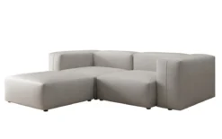 Designer Ecksofa Snug Mini in Echtleder