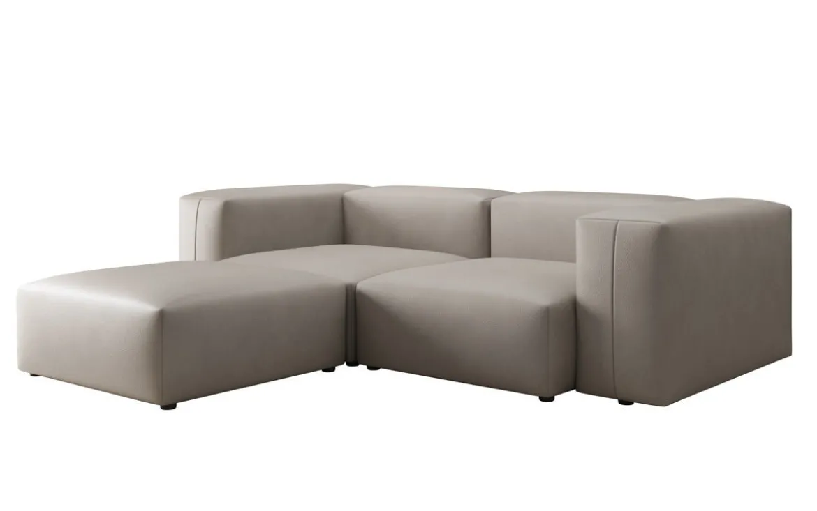 Designer Ecksofa Snug Mini in Echtleder