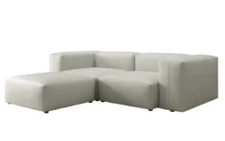 Designer Ecksofa Snug Mini in Echtleder