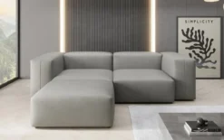 Designer Ecksofa Snug Mini in Echtleder
