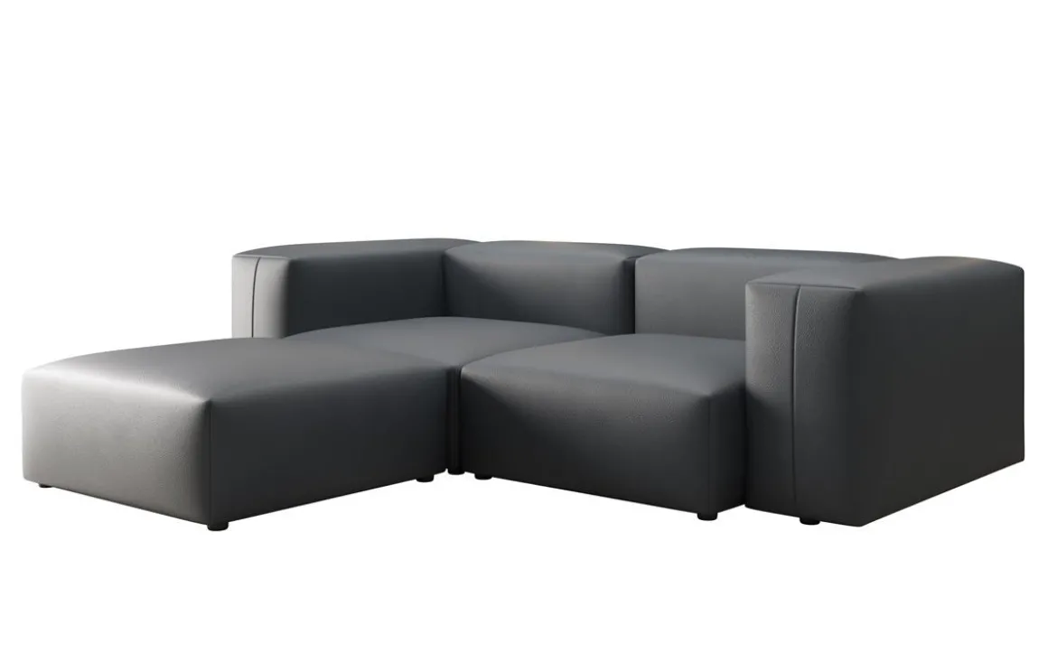 Designer Ecksofa Snug Mini in Echtleder
