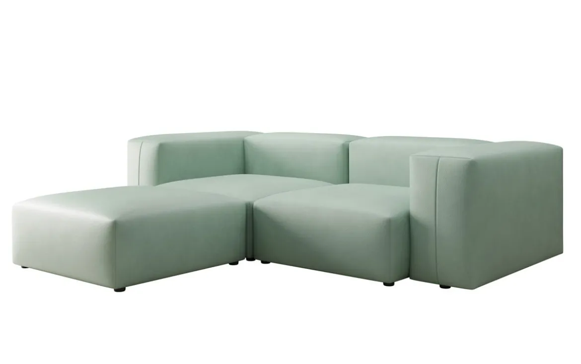 Designer Ecksofa Snug Mini in Echtleder
