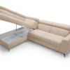 Designer Ecksofa Stille mit Schlaf- und Klappfunktion