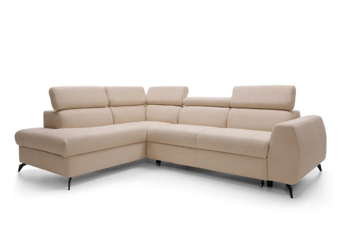 Designer Ecksofa Stille mit Schlaf- und Klappfunktion